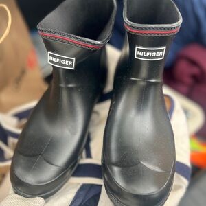 Tommy Hilfiger Black Rain Boots